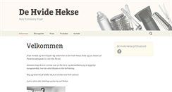 Desktop Screenshot of dehvidehekse.dk